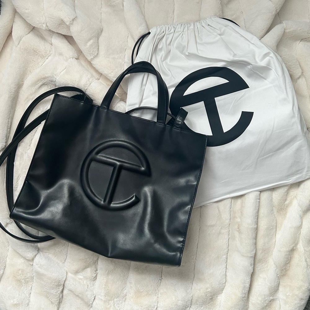 Medium Telfar Shopping Tote Bag - Black Sold out online